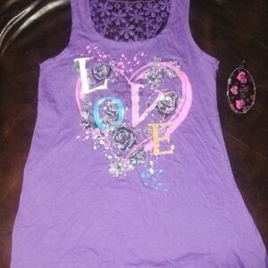 Purple Love Tank Top